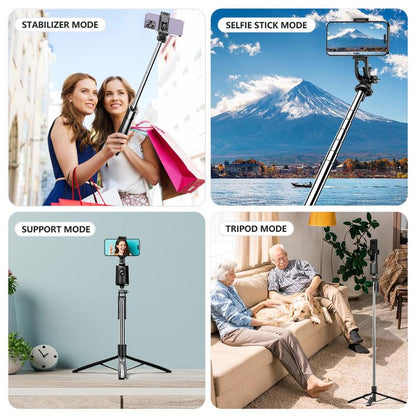 Smart AI Facial Recognition Smartphone Tripod, Summer Outdoor Selfie Photography Accessories, 360° Face Tracking Mobile Phone Pan & Tilt Stand, Outdoor AI Facial Tracking & Panoramic Tracking & Stabilization for Home & Outdoor, Stocking Fillers Gift