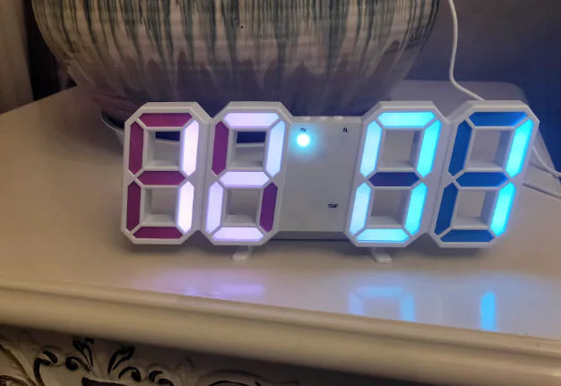 Simple LED Wall Alarm Clock