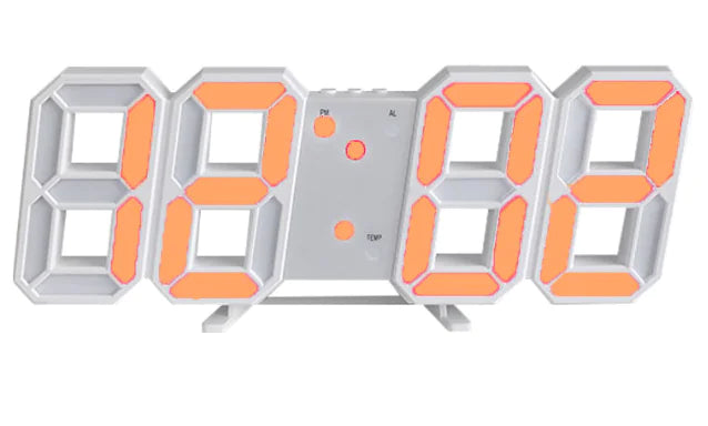 Simple LED Wall Alarm Clock